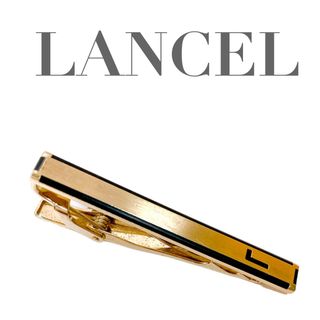 ランセル(LANCEL)の美品 ランセル ネクタイピン ゴールド ブラック(ネクタイピン)