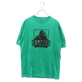 エクストララージ(XLARGE)のX-LARGE エクストララージ S/S TEE FLIPSIDE ショートスリーブ ティー フリップサイド 半袖Tシャツ グリーン 01181144(Tシャツ/カットソー(半袖/袖なし))