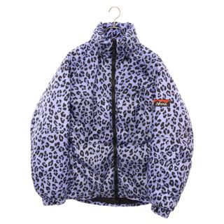 WACKO MARIA - WACKO MARIA ワコマリア 22AW×NANGA LEOPARD DOWN JACKET×ナンガ レオパード柄 ジップアップダウンジャケット ブルー/ブラック 22FW-WMO-NA04