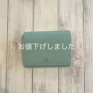 ニナリッチ(NINA RICCI)のニナリッチ　二つ折り財布　ミントグリーン(財布)