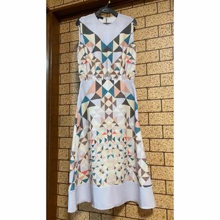 EMILIO PUCCI - BCBG MAXAZRIA 総柄 幾何学模様 ロング ワンピース