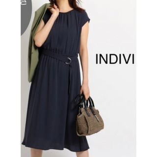 インディヴィ(INDIVI)のINDIVI ワンピース　05(ひざ丈ワンピース)