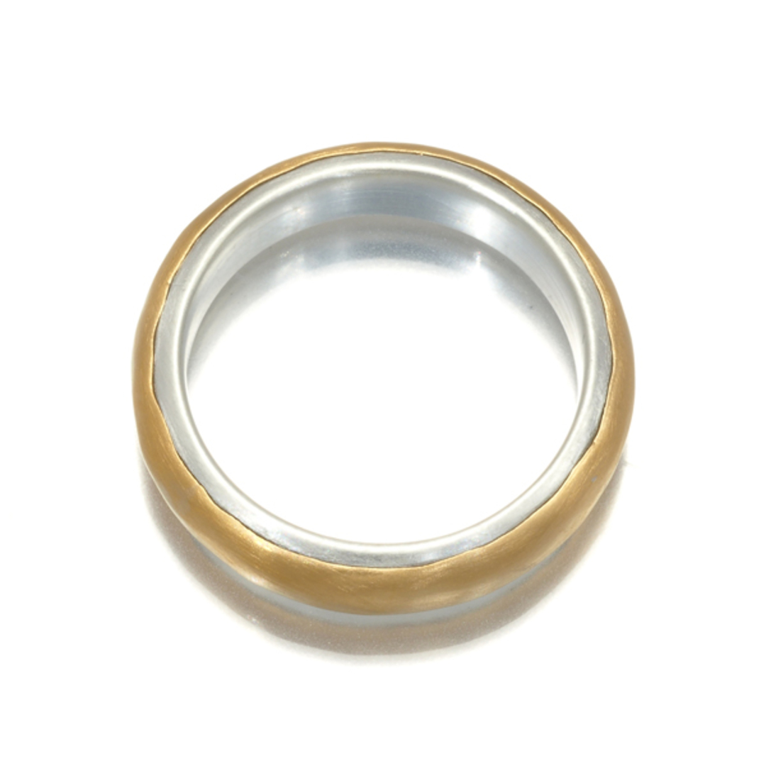 マルコムベッツ リング ダイヤ 1P ハマード 艶消し 6号 K22/SV925  レディースのアクセサリー(リング(指輪))の商品写真