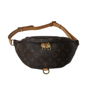 ルイヴィトン(LOUIS VUITTON)の極美品 LOUIS VUITTON ルイヴィトン ボディバッグ M43644 バムバッグ ブラウン モノグラムキャンバス 中古 62974(ボディバッグ/ウエストポーチ)