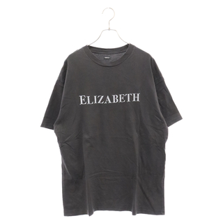 SEQUEL シークエル 22SS ELIZABETH Tee エリザベス半袖Tシャツ チャコールグレー SQ-22SS-ST-08(Tシャツ/カットソー(半袖/袖なし))