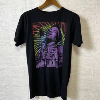 ミュージックティー(MUSIC TEE)のミュージックＴ　黒ブラック　サイズＭ　ジミヘン　ジミヘンドリックス　メンズ　古着(Tシャツ/カットソー(半袖/袖なし))