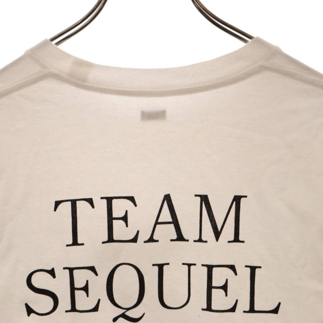 SEQUEL シークエル TEAM SEQUEL Tee チームシークエル 手榴弾 パフェ 半袖Tシャツ ホワイト メンズのトップス(Tシャツ/カットソー(半袖/袖なし))の商品写真