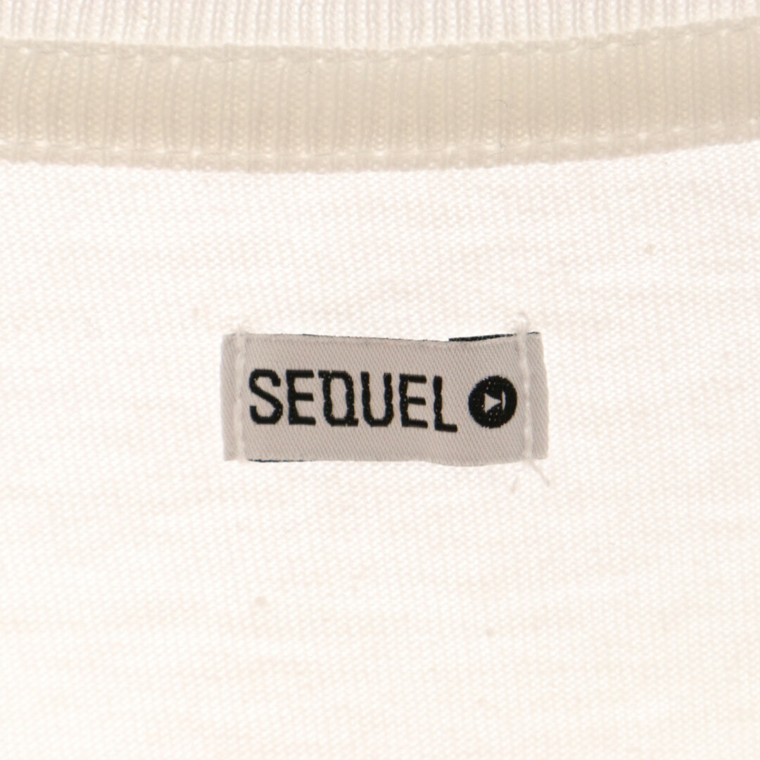 SEQUEL シークエル TEAM SEQUEL Tee チームシークエル 手榴弾 パフェ 半袖Tシャツ ホワイト メンズのトップス(Tシャツ/カットソー(半袖/袖なし))の商品写真
