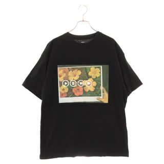 SEQUEL シークエル Flower Tee フラワー 半袖Tシャツ ブラック(Tシャツ/カットソー(半袖/袖なし))