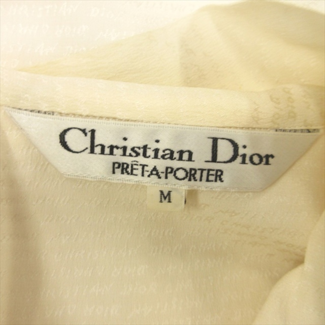 Christian Dior(クリスチャンディオール)のクリスチャンディオール Dior 90's タイカラー シルク シャツ レディースのトップス(シャツ/ブラウス(長袖/七分))の商品写真