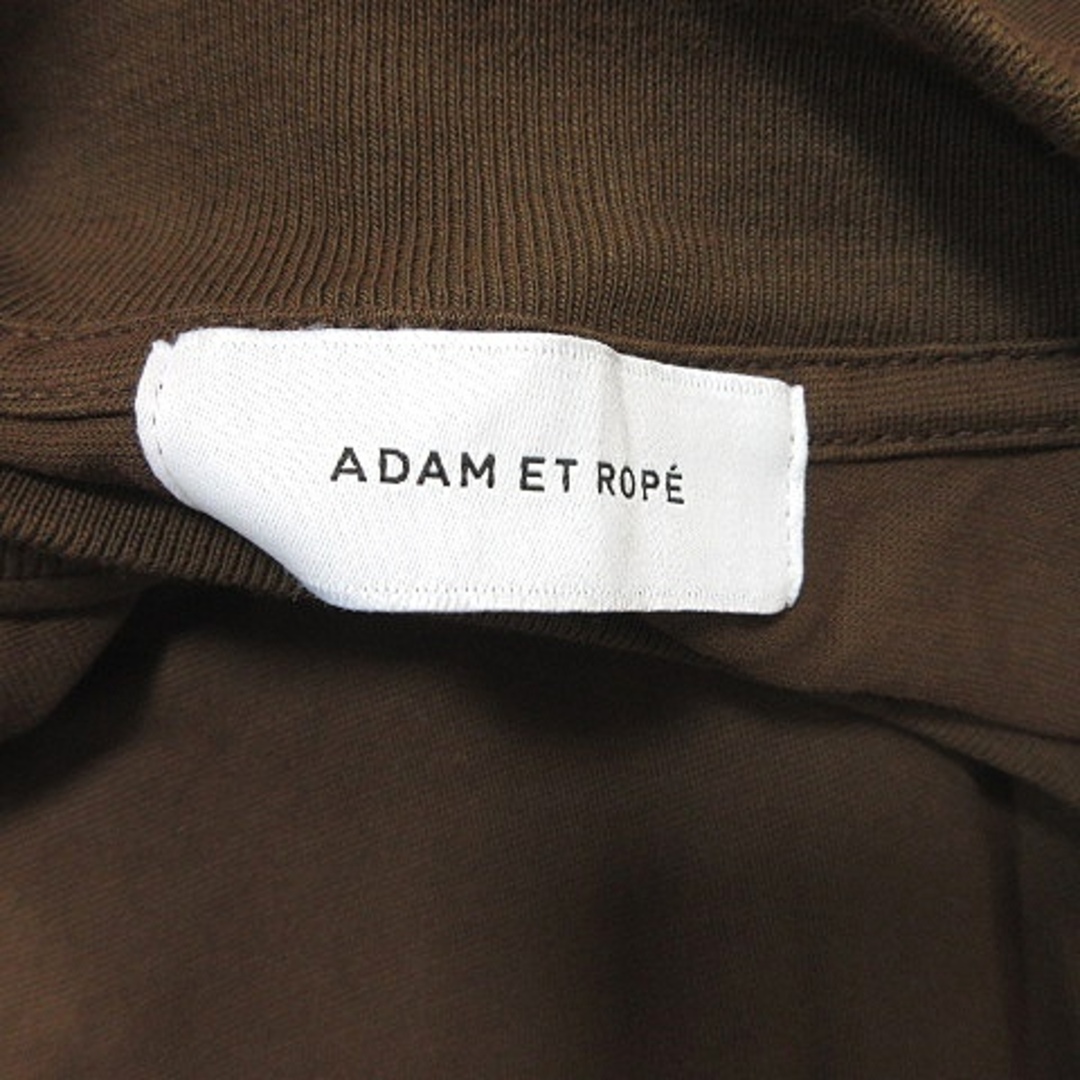 Adam et Rope'(アダムエロぺ)のアダムエロペ Tシャツ カットソー 半袖 M 茶 ブラウン /YI メンズのトップス(Tシャツ/カットソー(半袖/袖なし))の商品写真