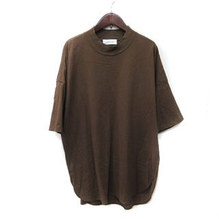 アダムエロぺ(Adam et Rope')のアダムエロペ Tシャツ カットソー 半袖 M 茶 ブラウン /YI(Tシャツ/カットソー(半袖/袖なし))