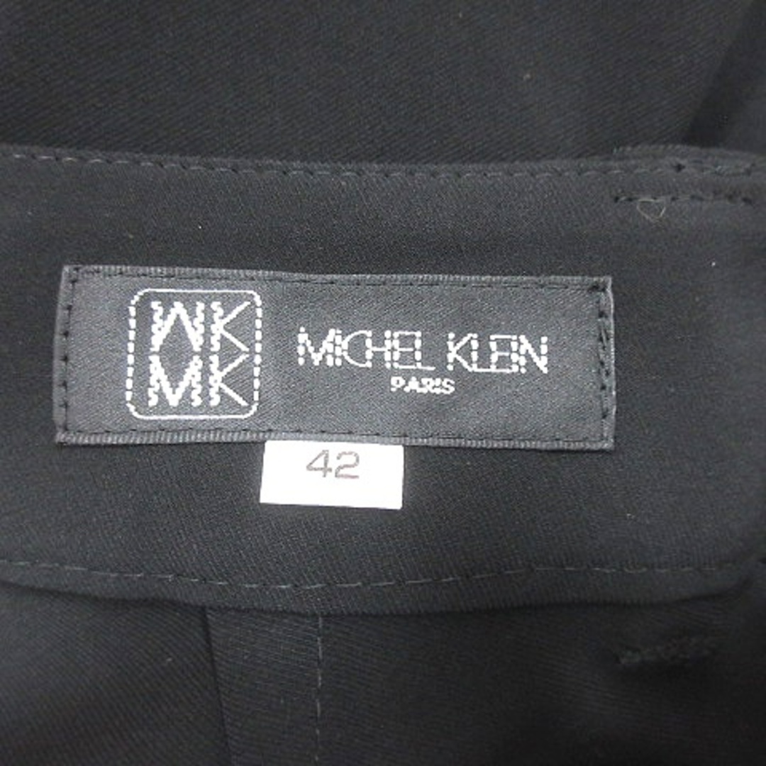 MK MICHEL KLEIN(エムケーミッシェルクラン)のエムケー ミッシェルクラン パンツ スラックス 42 黒 ブラック ■MO レディースのパンツ(その他)の商品写真