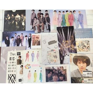 Kis-My-Ft2　特典　まとめ売り　クリアファイル　フレークシール　カード等(アイドルグッズ)