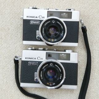 コニカミノルタ(KONICA MINOLTA)のコニカ KONICA C35 flash matic 2台セット ジャンク(フィルムカメラ)