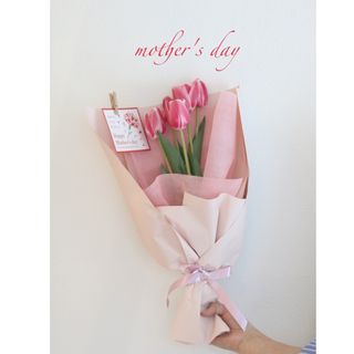 母の日プレゼント⸜🌷︎⸝ずっと咲いているチューリップの花束を感謝を込めて(その他)