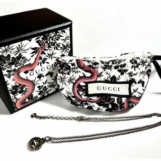 美品❤︎GUCCIグッチ インターロッキングG アラベスク SV ネックレス