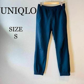 ユニクロ(UNIQLO)のUNIQLO ユニクロ　カジュアルパンツ　メンズ　裾ゴム　黒　S(その他)