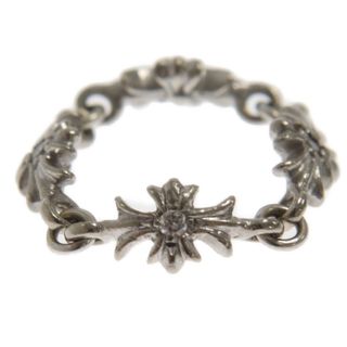 クロムハーツ(Chrome Hearts)のCHROME HEARTS クロムハーツ 18KWG RING TNY E CH PLS AFTER DIA タイニーECHプラスリング アフターダイヤ ホワイトゴールド 10号(リング(指輪))