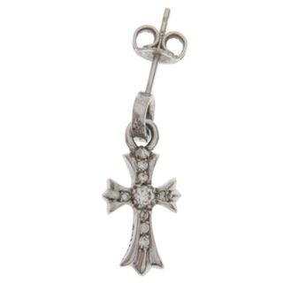 Chrome Hearts - CHROME HEARTS クロムハーツ 18KWG BBY F PPRCHN P D ベイビーファット PAVEダイヤ ピアス ホワイトゴールド