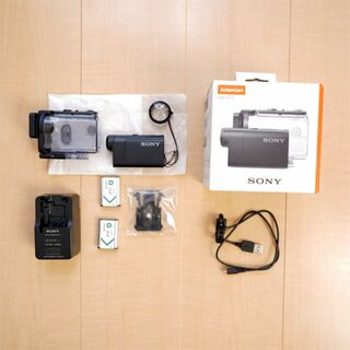 ソニー(SONY)のSONY HDR-AS50 アクションカム バッテリーチャージャーセット(ビデオカメラ)