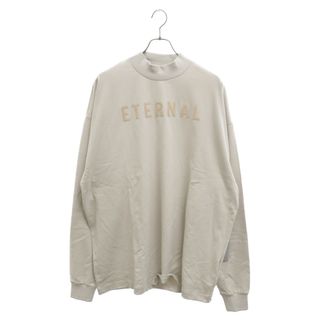 FEAR OF GOD - FEAR OF GOD フィアオブゴッド ETERNAL COTTON LS T-SHIRT エターナルフェルトロゴ長袖Tシャツ ベージュ