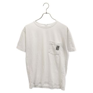 クロムハーツ(Chrome Hearts)のCHROME HEARTS クロムハーツ Y NOT ポケットロゴ刺繍半袖Tシャツ ホワイト M(Tシャツ/カットソー(半袖/袖なし))