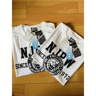 ハッシュパピー(Hush Puppies)の新日本プロレス　NJPW 公認　吸水速乾　半袖シャツ　2枚セット　Ｌ　完売(Tシャツ/カットソー(半袖/袖なし))