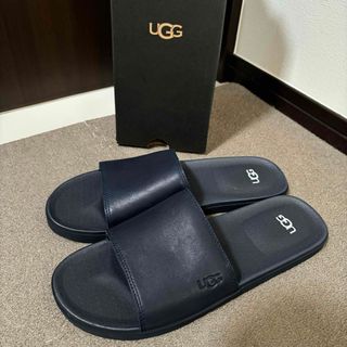 完売 希少29cm UGG M BENNISON SLIDEII レザーサンダル