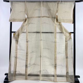 訪問着 身丈168.5cm 裄丈68cm 正絹 名品 【中古】(着物)