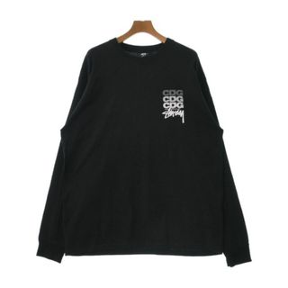 STUSSY - STUSSY ステューシー Tシャツ・カットソー XL 黒 【古着】【中古】