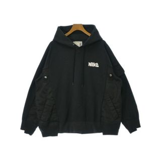 サカイ(sacai)のsacai サカイ パーカー XL 黒 【古着】【中古】(パーカー)