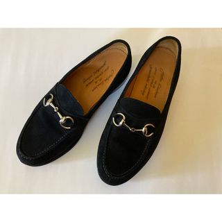 ジャランスリウァヤ(Jalan Sriwijaya)の【美品】Jalan Sriwijaya スエード ビット ローファー 39(ドレス/ビジネス)