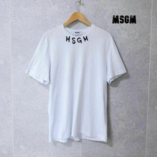 MSGM - 美品 MSGM ロゴプリント クルーネック 半袖 Tシャツ カットソー