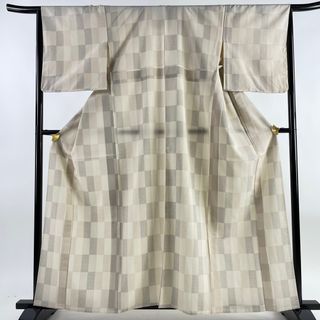 紬 身丈160.5cm 裄丈65cm 正絹 美品 名品 【中古】(着物)