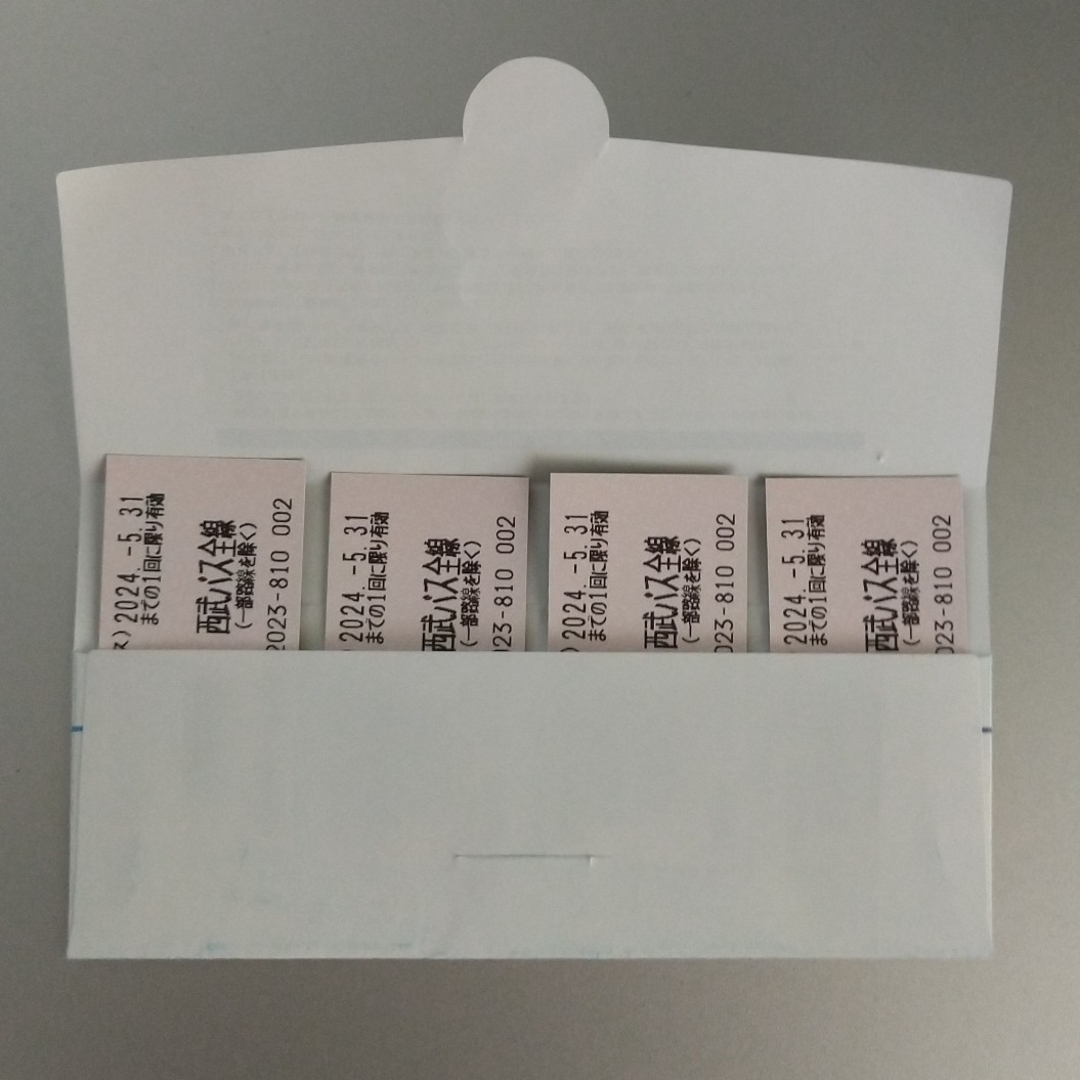 西武HD株主優待乗車券 ４枚 チケットのチケット その他(その他)の商品写真