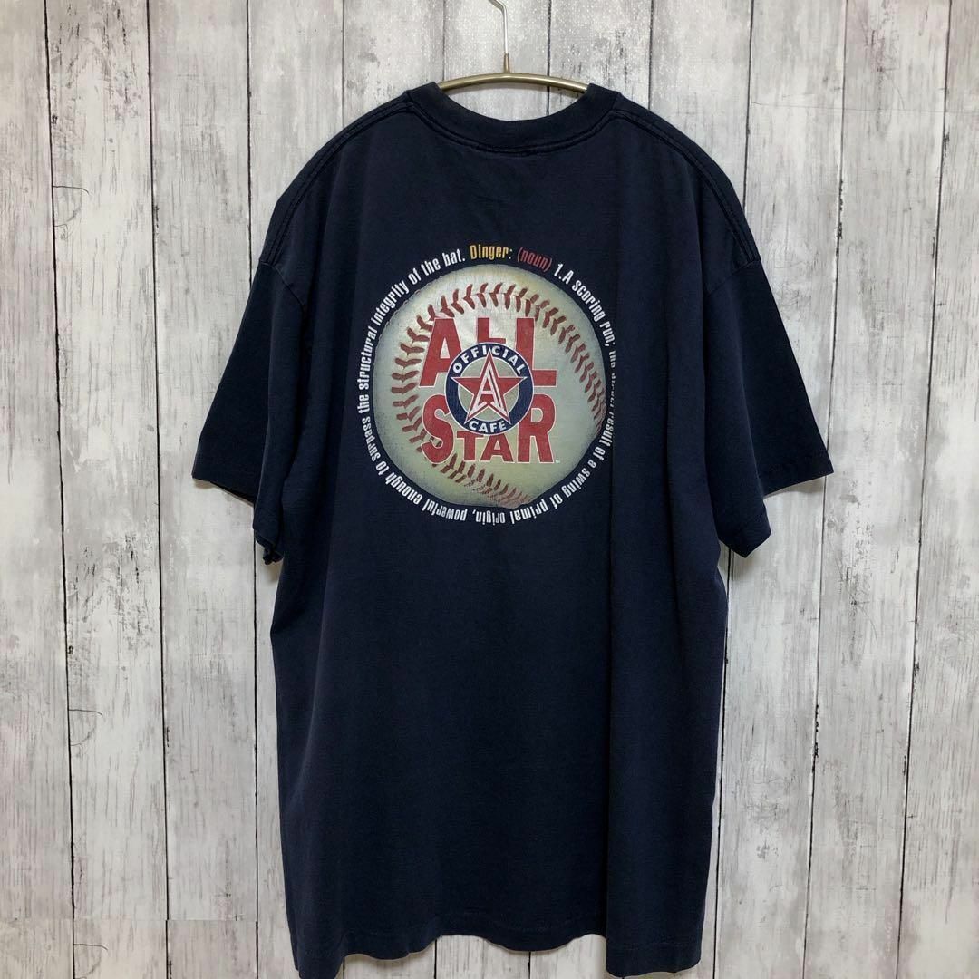 プラネットハリウッド　シングルステッチ　ビンテージ90Ｓ半袖Ｔシャツ　メンズ古着 メンズのトップス(Tシャツ/カットソー(半袖/袖なし))の商品写真