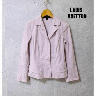 ルイヴィトン(LOUIS VUITTON)の美品 Louis Vuitton ホック式 シングル テーラードジャケット(テーラードジャケット)