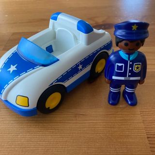 プレイモービル(プレイモービル)のplaymobil  1・2・3パトカー。(ミニカー)