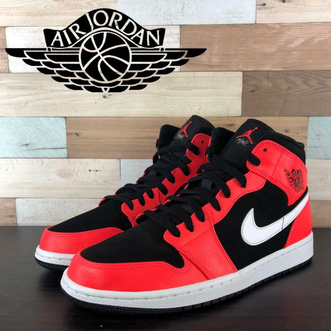 NIKE(ナイキ)のNIKE AIR JORDAN 1 MID INFRARED23  27.5cm メンズの靴/シューズ(スニーカー)の商品写真