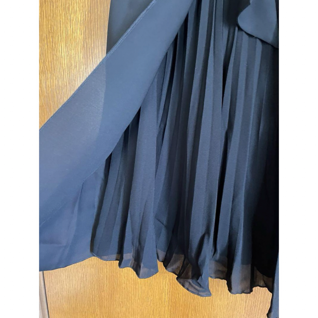 ef-de(エフデ)のエフデ ef-de バックリボンスカート ブラック レディースのスカート(ひざ丈スカート)の商品写真