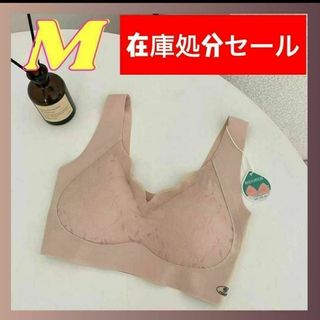 【在庫処分セール】育乳ブラ Mトップブラ ナイトブラ パッド付き ジム(ブラ)