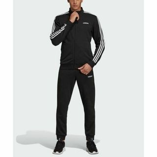 アディダス(adidas)のアディダス Sサイズ ジャージ上下セット ブラック ストライプ トラックスーツ(ジャージ)