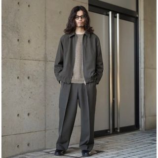 マーカウェア　22AW DOUBLE PLEATED SURVIVALCLOTH