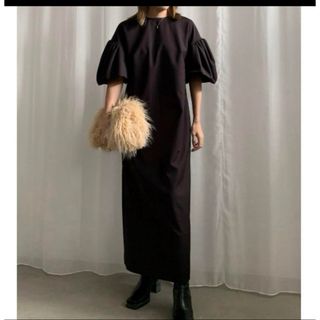 アメリヴィンテージ(Ameri VINTAGE)のBALLOON SLEEVE I LINE DRESS(ロングワンピース/マキシワンピース)