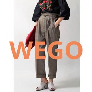 WEGO レトロチェックペグトップパンツ カジュアルパンツ(カジュアルパンツ)