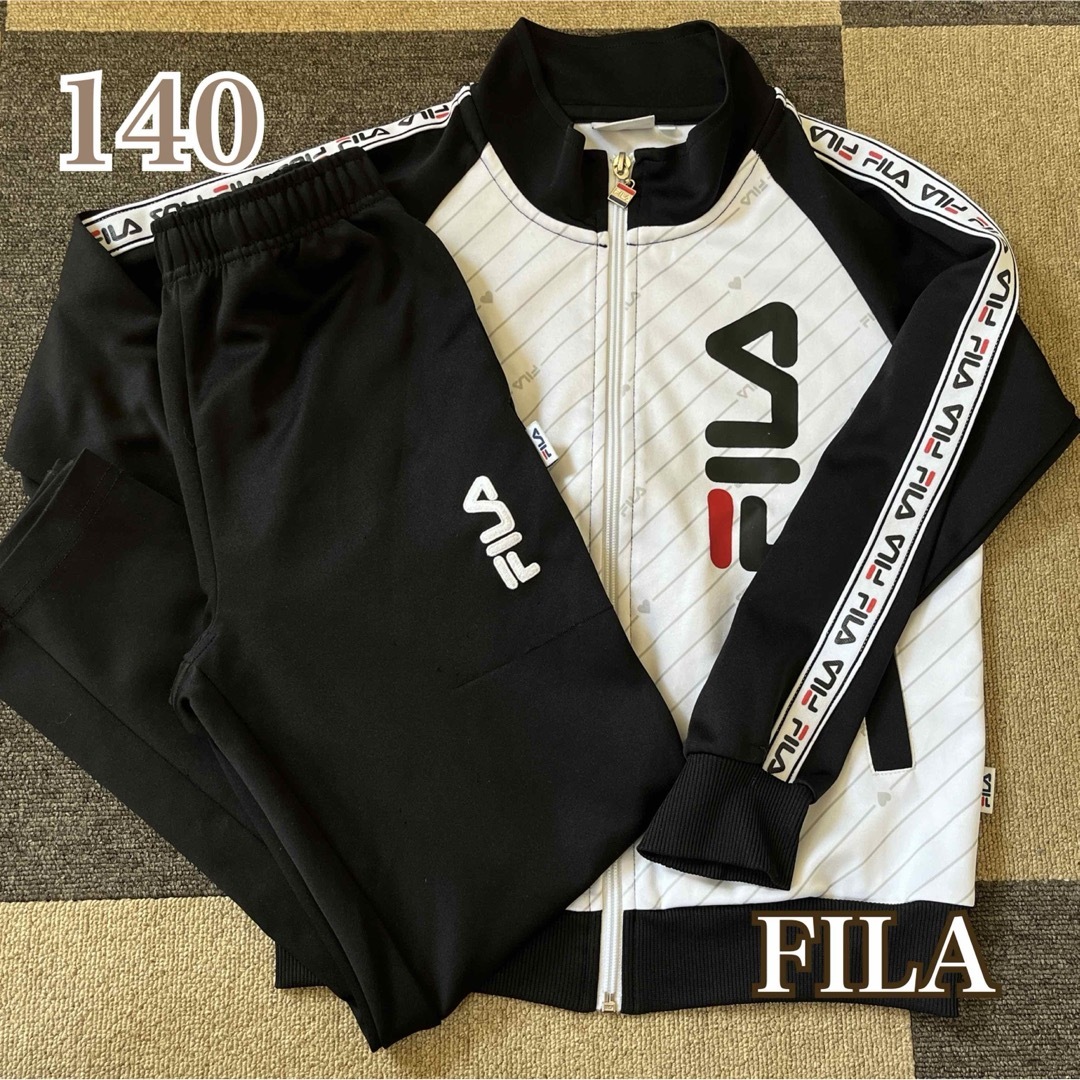 FILA(フィラ)のFILA フィラ　ジャージ上下　140㎝　女の子　運動会ジャージ キッズ/ベビー/マタニティのキッズ服女の子用(90cm~)(その他)の商品写真