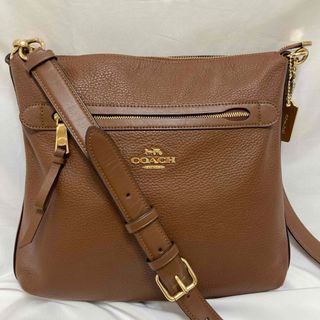 コーチ(COACH)の【美品】coach ショルダーバッグ　メイファイル　レザー　F34823(ショルダーバッグ)