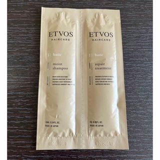 ETVOS - ETVOSモイストシャンプー10ml、リペアトリートメント8g