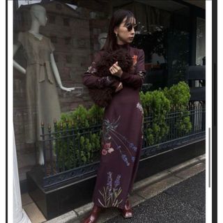 アメリヴィンテージ(Ameri VINTAGE)のUND ANNABELLE LONG DRESS(ロングワンピース/マキシワンピース)